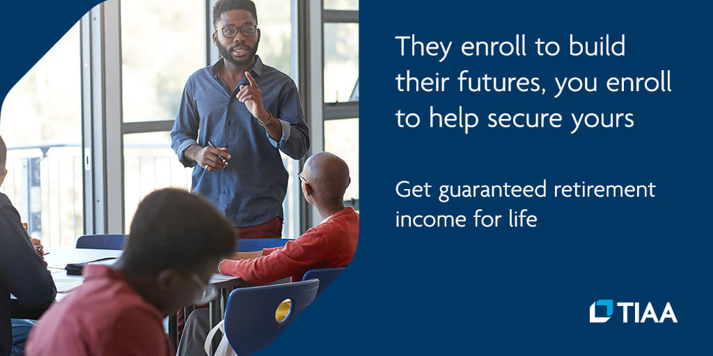 Don’t leave a hole in your retirement plan.  Enroll with TIAA today to get guaranteed lifetime income in retirement. tiaa.org/public/tcm/ute…
(sponsored ad)