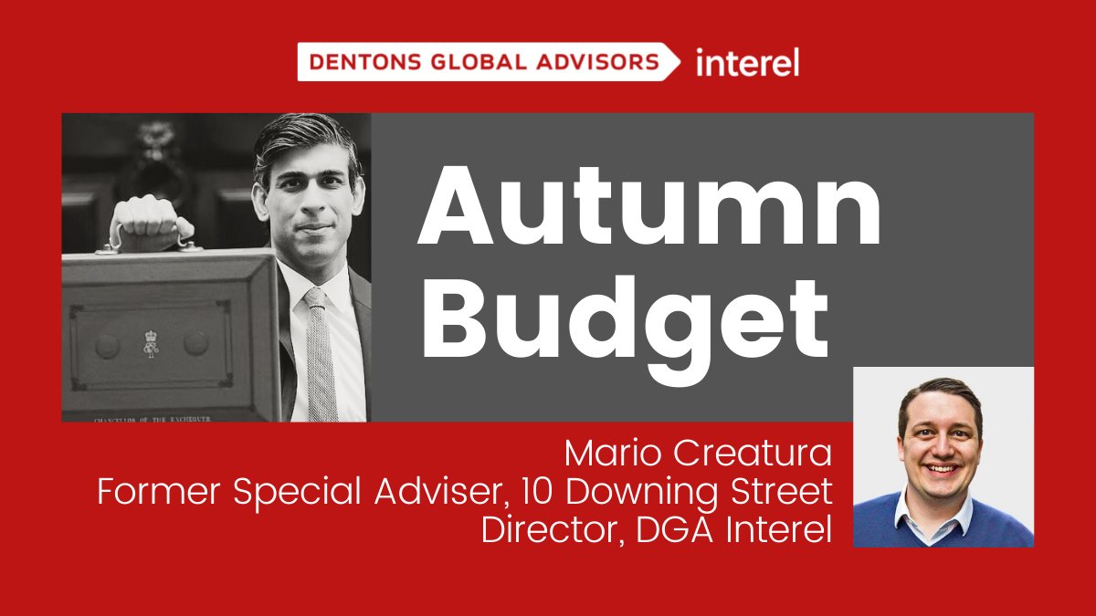 Former <a href="/10DowningStreet/">UK Prime Minister</a> Special Adviser and DGA Interel Director, <a href="/MarioCreatura/">Mario Creatura</a>, takes a look at the politics behind <a href="/RishiSunak/">Rishi Sunak</a>'s latest #Budget2021:

linkedin.com/pulse/politics…