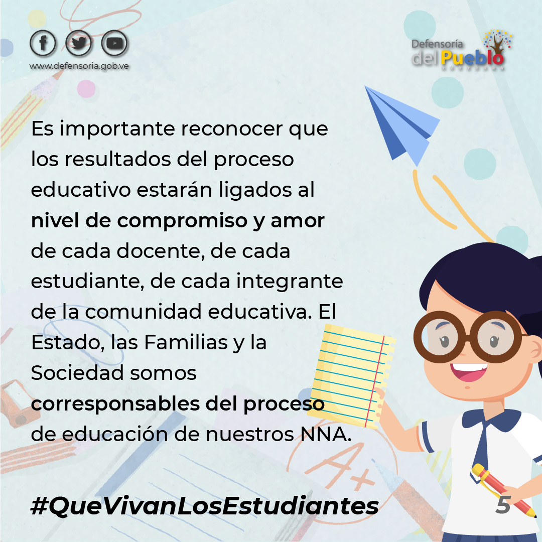 Defensoria_Vzla's tweet photo. El Derecho a la Educación es un Derecho Humano. Este #25Oct se dio inicio a las clases presenciales en todos los centros educativos. #DigamosPresente cumpliendo con todas las medidas de bioseguridad. ¡Protégete! #QueVivanLosEstudiantes #RegresoAClasesSeguro https://t.co/GdMY5b2QUd