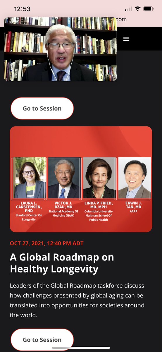 Laura Tamblyn Watts (@ltamblynwatts) on Twitter photo āItās no longer about #lifespan anymore-itās about HEALTHSPANā says <a href="/VictorDzau/">Victor Dzau</a> at <a href="/AARPIntl/">AARP International</a> global conference on #healthlongevity āItās no longer about #lifespan anymore-itās about HEALTHSPANā says <a href="/VictorDzau/">Victor Dzau</a> at <a href="/AARPIntl/">AARP International</a> global conference on #healthlongevity