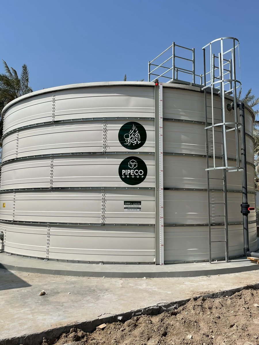 sampiralu's tweet photo. Congratulations to pipeco team on successful installation of our tank https://t.co/BRkS3NH91t