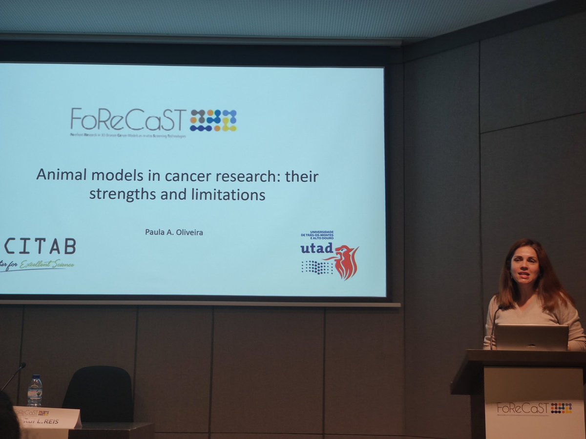 Olesia Dudik (@olesiadudik8) on Twitter photo Now on stage Dr. Paula A. Oliveira (Universidade de Trás-os-Montes e Alto Douro, Portugal) delivering a lecture on animal models in #cancer research at Final Conference of <a href="/ProjectForecast/">FoReCaST project</a> Now on stage Dr. Paula A. Oliveira (Universidade de Trás-os-Montes e Alto Douro, Portugal) delivering a lecture on animal models in #cancer research at Final Conference of <a href="/ProjectForecast/">FoReCaST project</a>