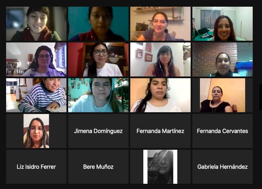 ChicaPoderosaMX's tweet photo. ¡Gracias a las poderosas que nos acompañaron en las primeras sesiones de #NarrativasPoderosasLab💖 con @eynelpilatowsky @andrea_arzaba y @Vargas_M14! Esta semana vienen más aprendizajes por compartir sobre periodismo digital😉💻 #JuntasMejores https://t.co/63C1DzyZqu