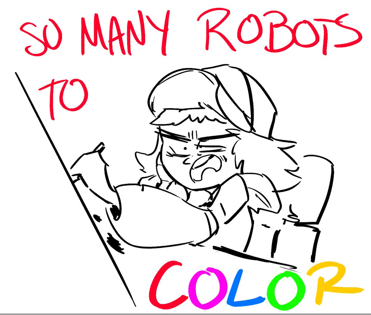 Drawing a cover
feeling the pain from my stupidity 