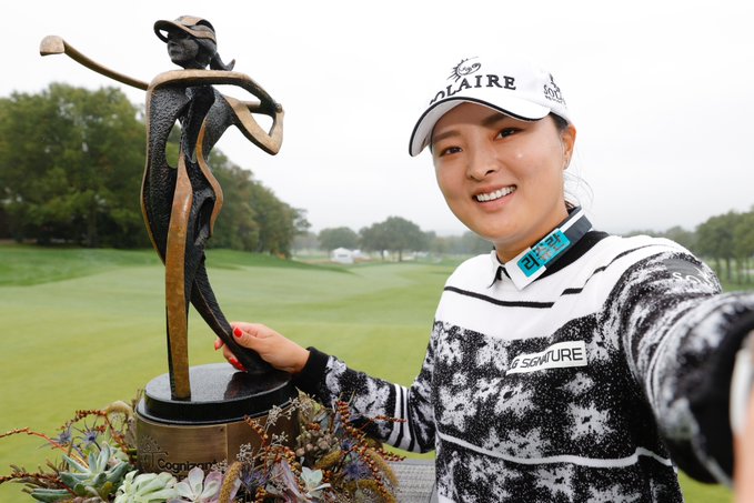 #CheersToTheChampion, @celineboutier on her win at @ShopRiteLPGA & Jin Young Ko for her wins at @LPGAfounders and BMW Ladies Championship! They’ve secured their spot in the 2022 Tournament of Champions. We hope to see them in January!  🏆🥂 #HGVLPGA @LPGA my.hgv.com/3Elo6Nb