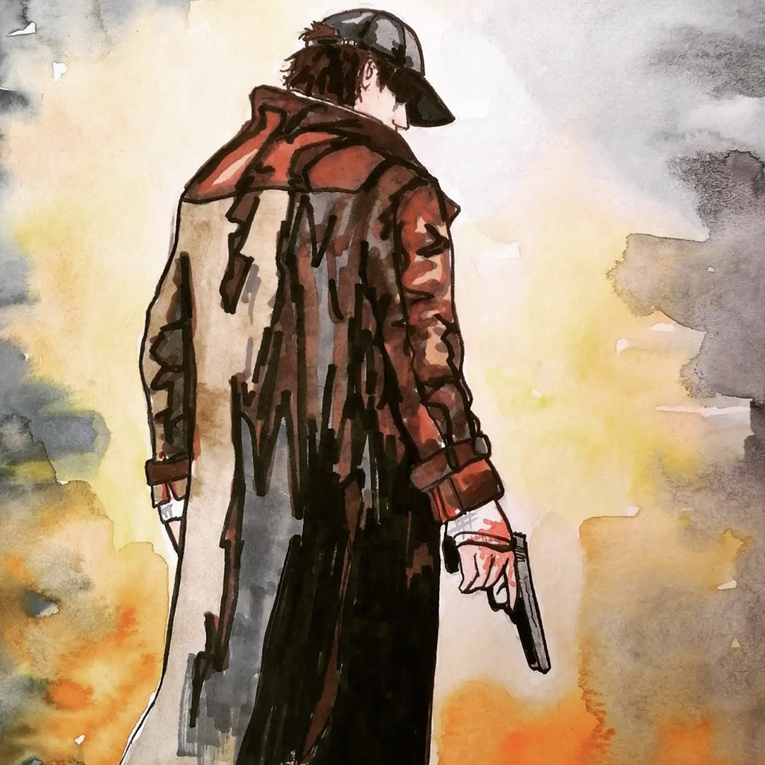 Aiden a un sacré style sur ce dessin 😳

✏ Signé anniekalinich (instagram)