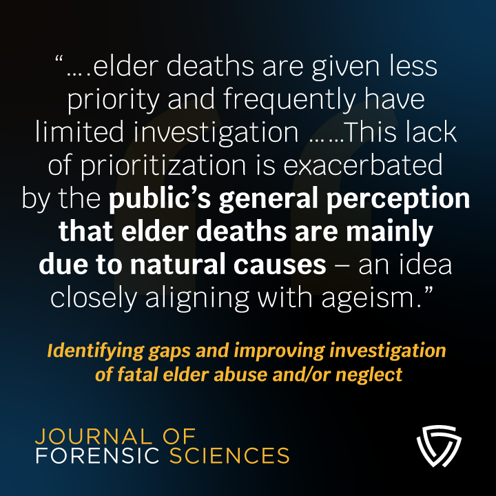 The_AAFS's tweet photo. As rates of elder abuse and/or neglect, and its associated risk for death, increase – @TAMUnursing identifies how just two questions can help identify more cases. #DeathInvestigation  #AbuseAssessment
 
To learn more, read #JFS article: https://t.co/aZP1N7PgFp https://t.co/qzSBUXYbfG