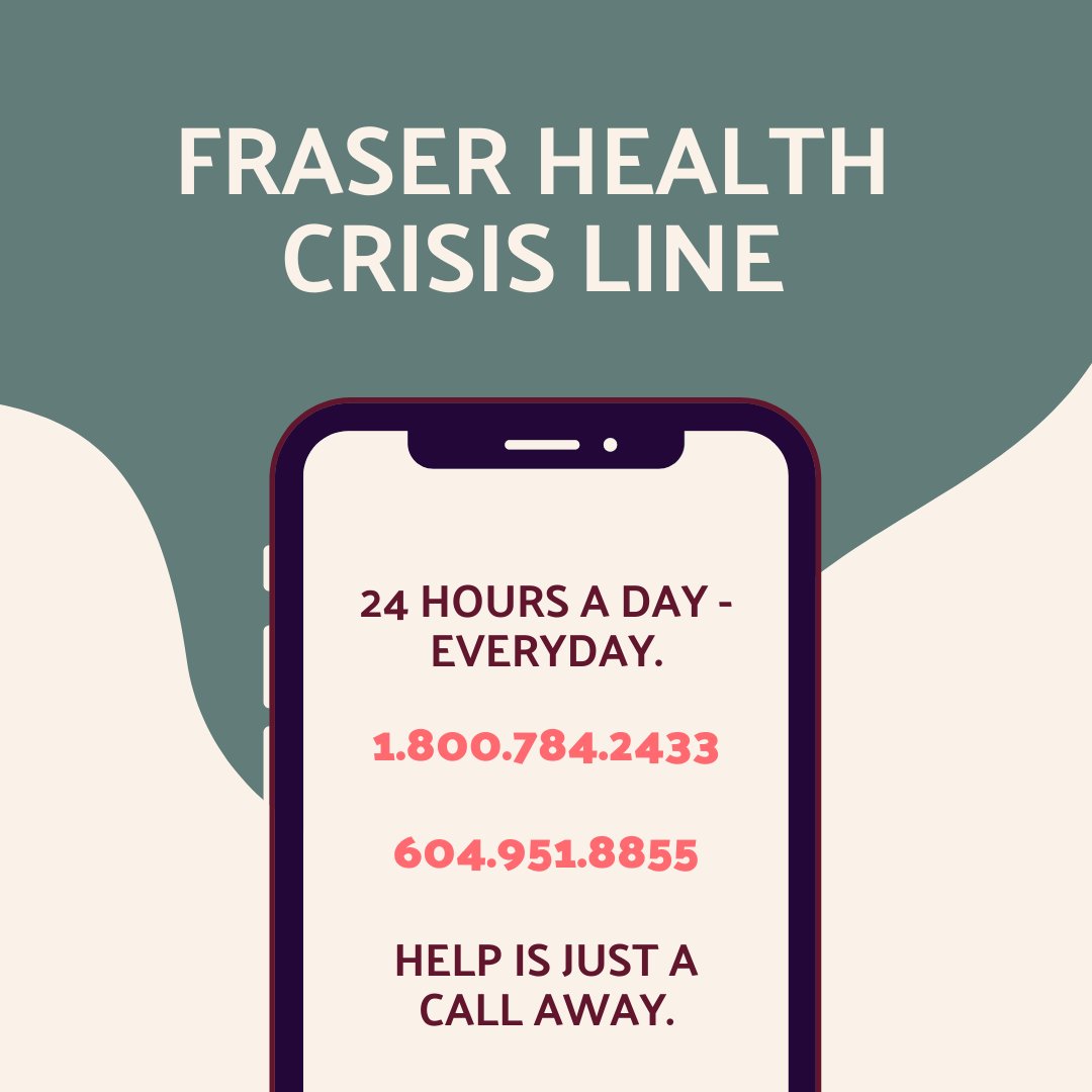 OptionsBC's tweet photo. As the days continue to get shorter and darker, we want to remind everyone that help is only a call away. 

You are not alone. 

The Fraser Health Crisis Line is here to help, 24 hours a day, every day. 

1-800-784-2433
604-951-8855

#OptionsBC #FHCL #Surrey #MetroVan https://t.co/QRDrJvP8sj