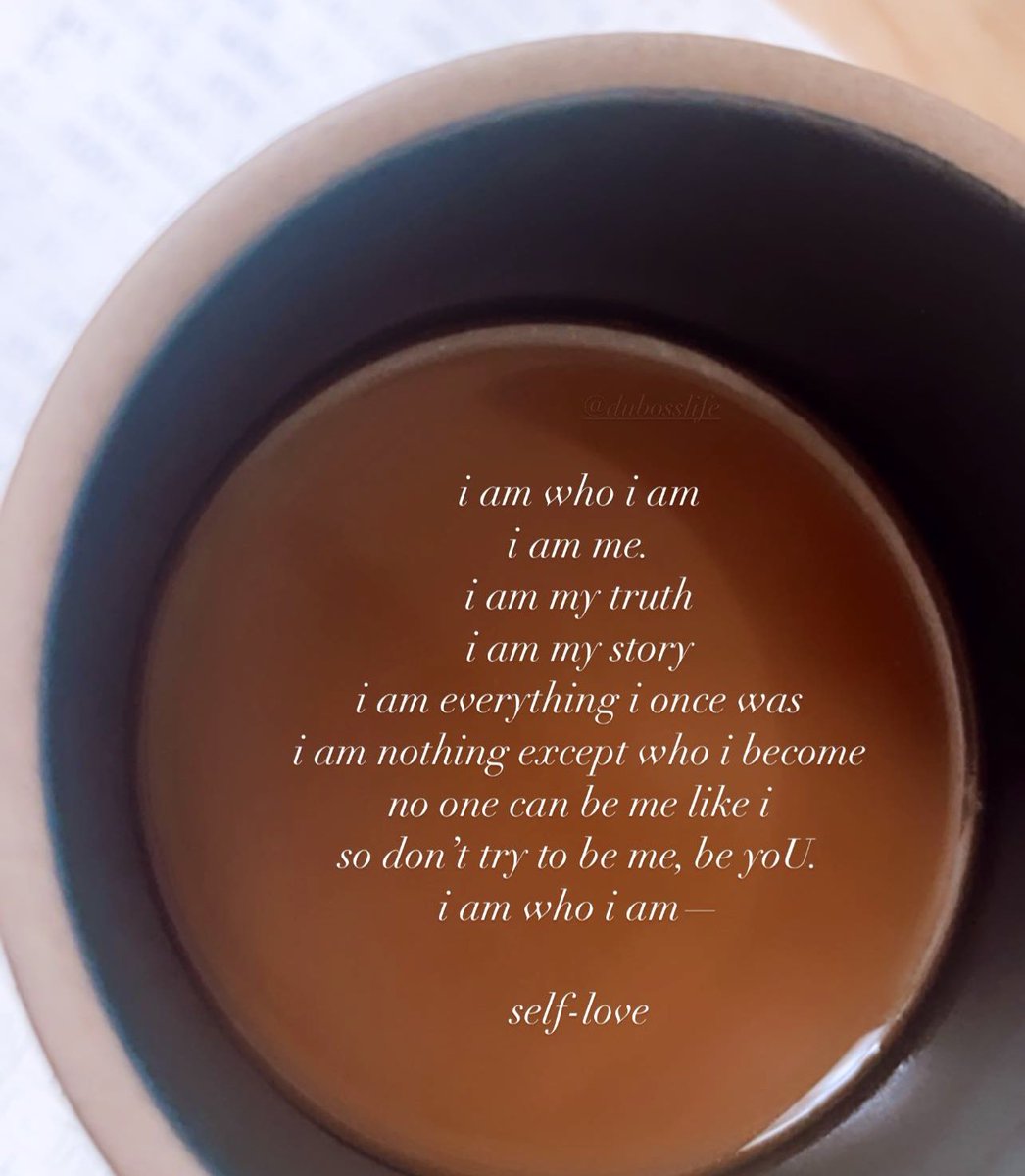 i am who i am 🤍- self love 

<a href="/lovetones_/">Love-Tones</a>