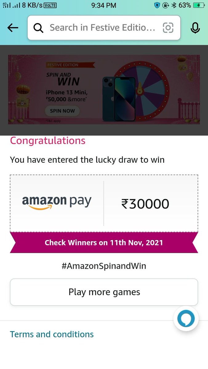 Rudrapala5's tweet photo. @amazonIN #AmazonSpinandWin https://t.co/JDJKkDeuQk