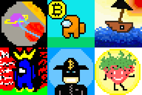 gm ☀️ As always, here's some of our favorite pixel art that's been made recently! Hope all y'all have a great day 😄

#pixelart #nftart