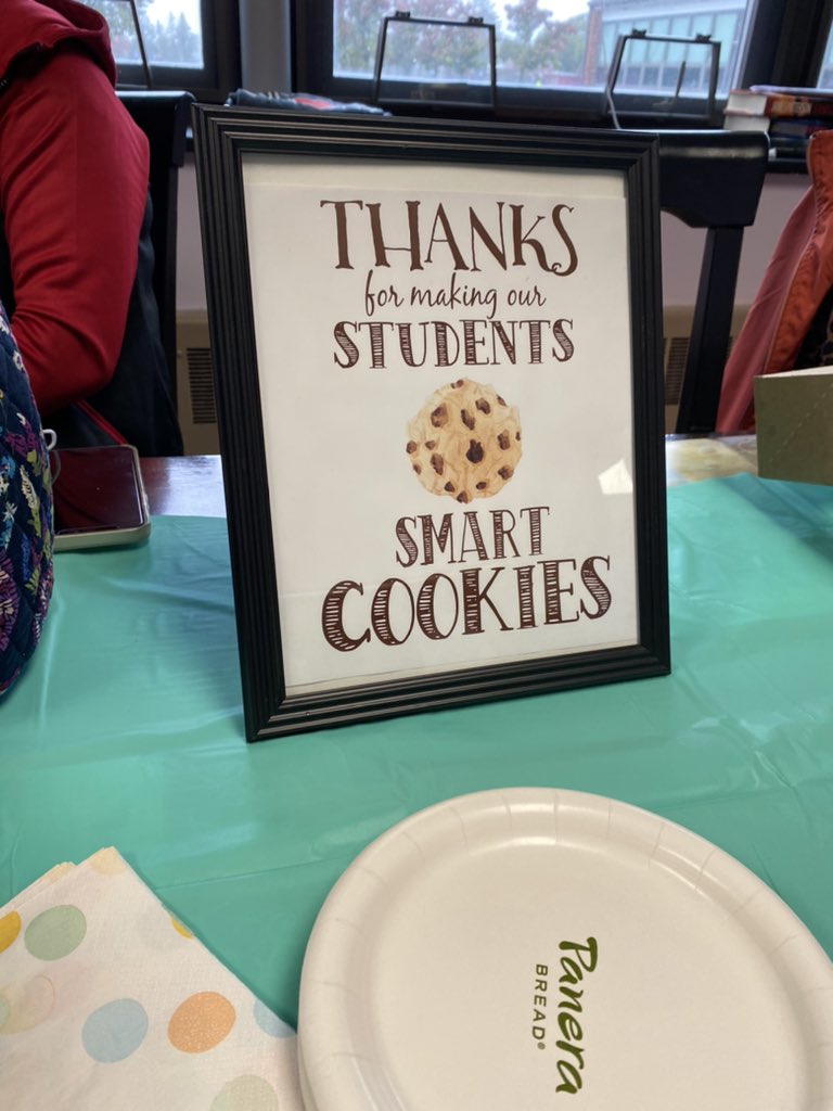 Thank you <a href="/LindseyNReilly/">Lindsey Reilly</a> for the delicious cookies on this stormy day!