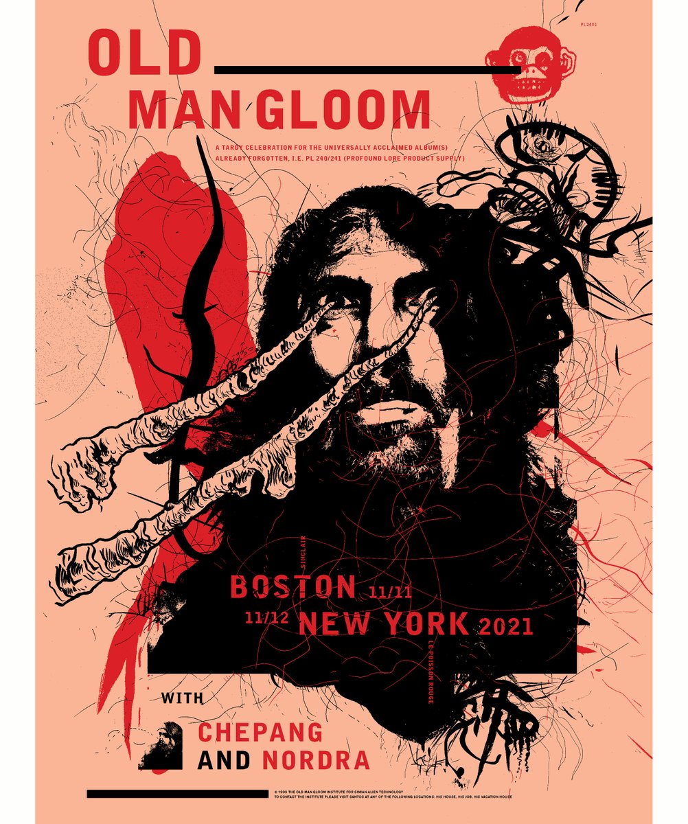 Hydra Head's greatest prodigies OLD MAN GLOOM return to the stage - Nov 11 &amp; 12 (Boston and NYC) - please consider giving them your presence and money. They demand it: