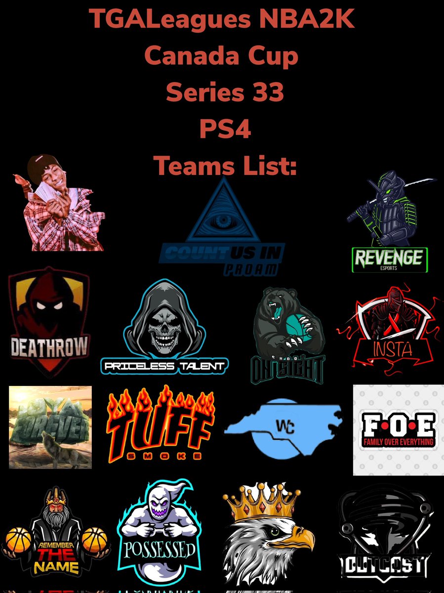 LeaguesTga's tweet photo. REGISTRATION STILL OPEN!!! SIGN UP NOW!!! TGALeagues NBA2K Canada Cup Series 32&amp;33 PS5 &amp; PS4. GET IN NOW BEFORE TOO LATE!!!
@Big_Brudda_PURP  @2k_sportscenter  @2KHUNTSEARCH   @WalkOnWarriors
@DK_BULLY
@2KFreeAgency @2khub_central https://t.co/ReGFPkpc5g