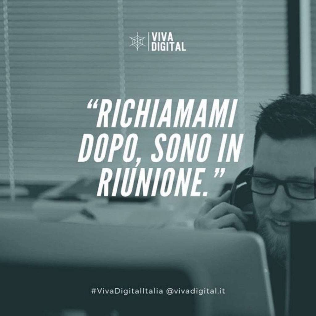 “richiamami dopo, sono in riunione”
Tra i principali incubi del Digital Marketer c’è quel cliente che, puntualmente a ogni chiamata, è sempre in riunione. 
Ma non disperiamo, questa esperienza ci permette di imparare qualcosa, qualcosa sulla lead generation.
Se un lead ci ri…