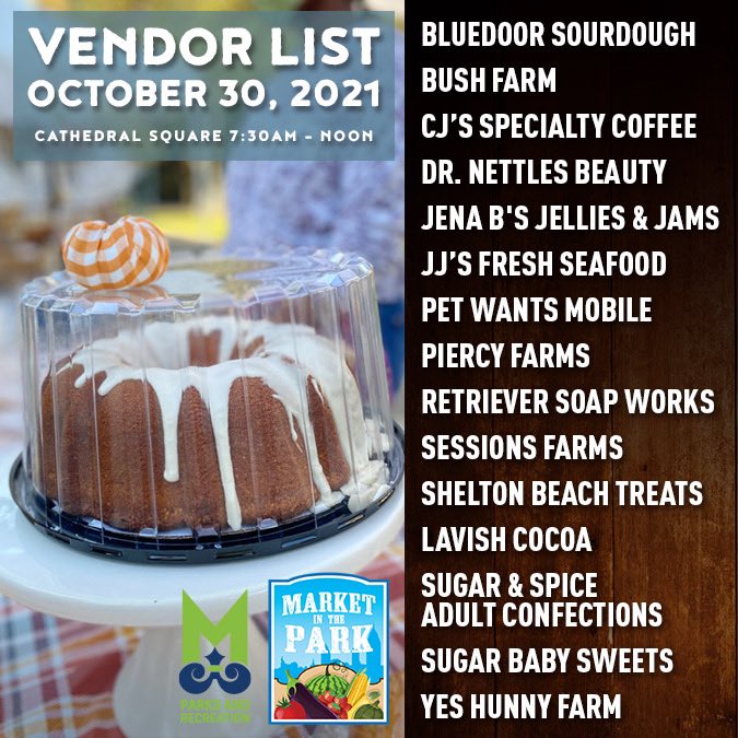 Check out the farmers market vendor list for this Saturday's fall Market in the Park from 7:30am-noon in Cathedral Square. 

#MITPMobile #MobileMarkets #shoplocal #eatfresh #downtownMobile #MobileAlabama #farmersmarket