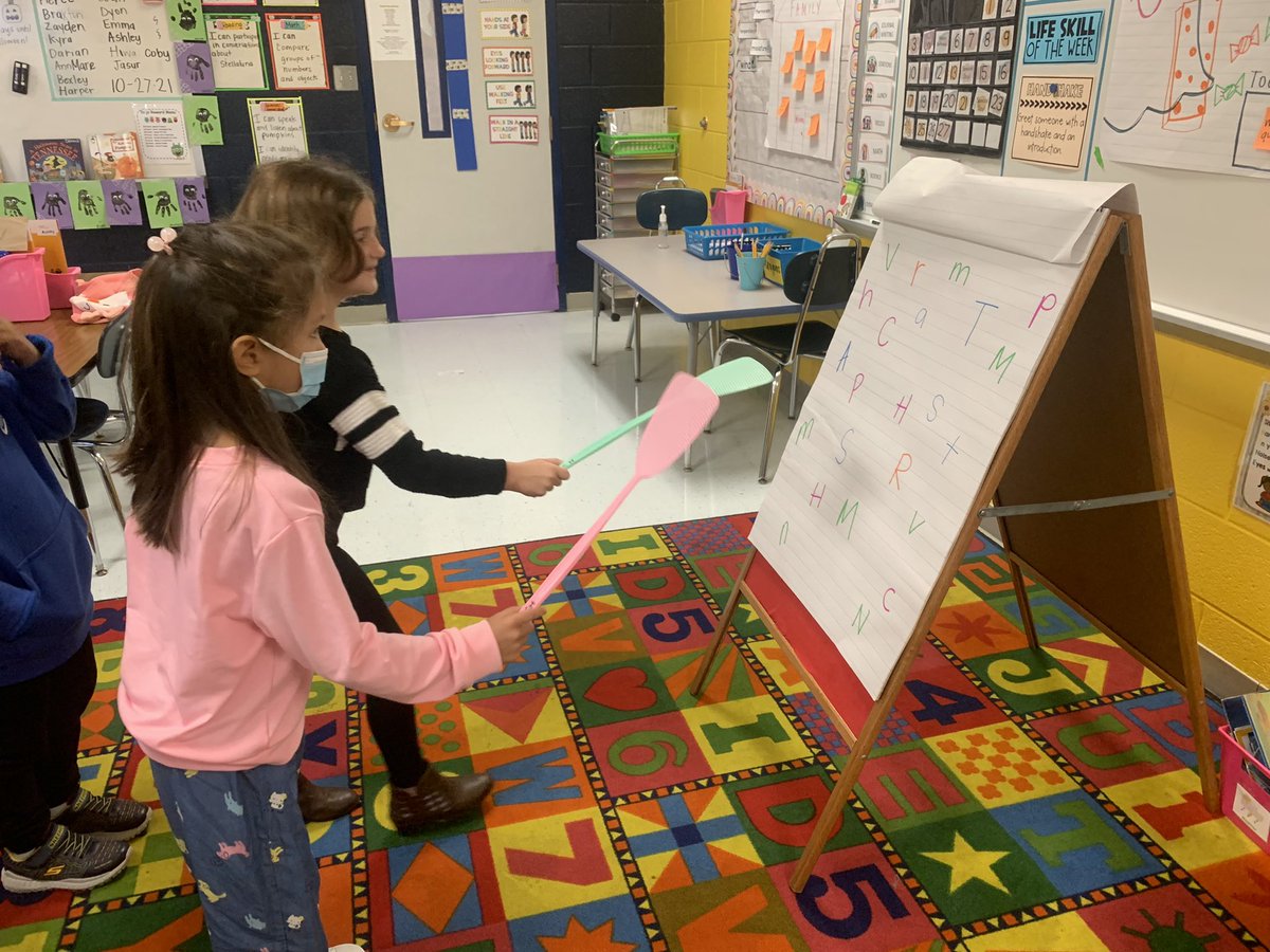 Letter Splat for review this morning on letters and sounds! <a href="/BlackmanElem/">Blackman Elementary</a>