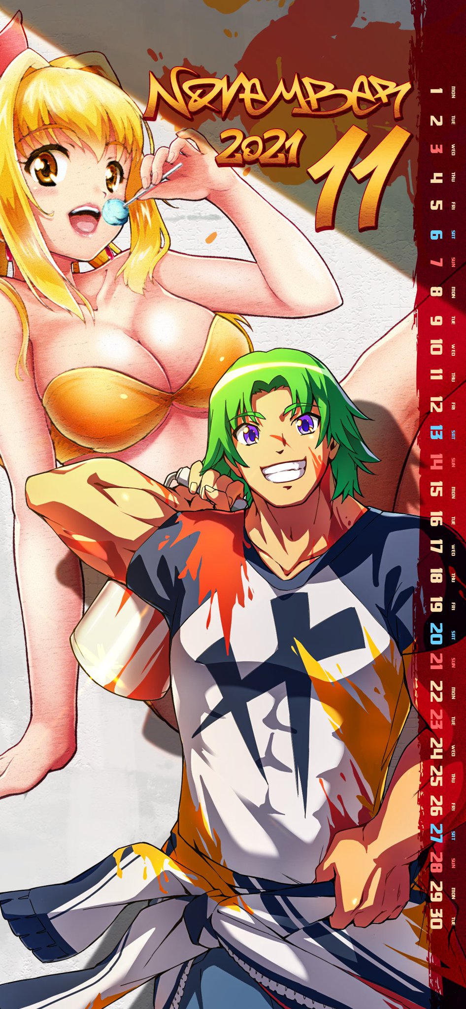 方舟シリーズカラー原画作品❗ title「ライオンちゃん7」 - 絵画