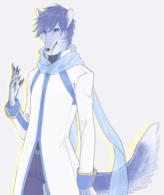 ※獣人化注意!!青犬兄さん 