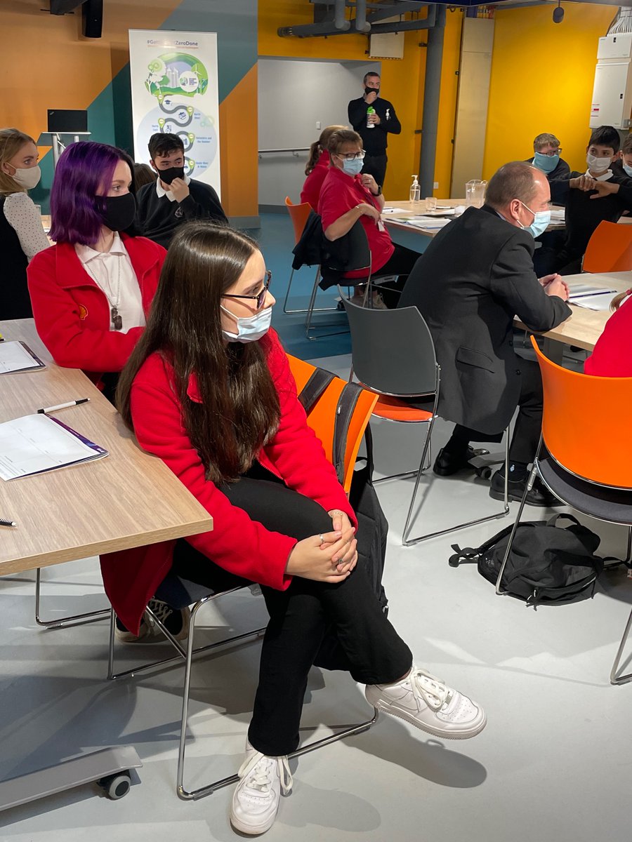 stmacharacademy's tweet photo. Fantastic experience for our learners at the DGA UK Roadshow taking part in a mock COP26 event. Their confident presentations were excellent!
#NESCOL #NESCOLschoollinks #shell #techfest #girlsinenergy https://t.co/13mltRmuMr