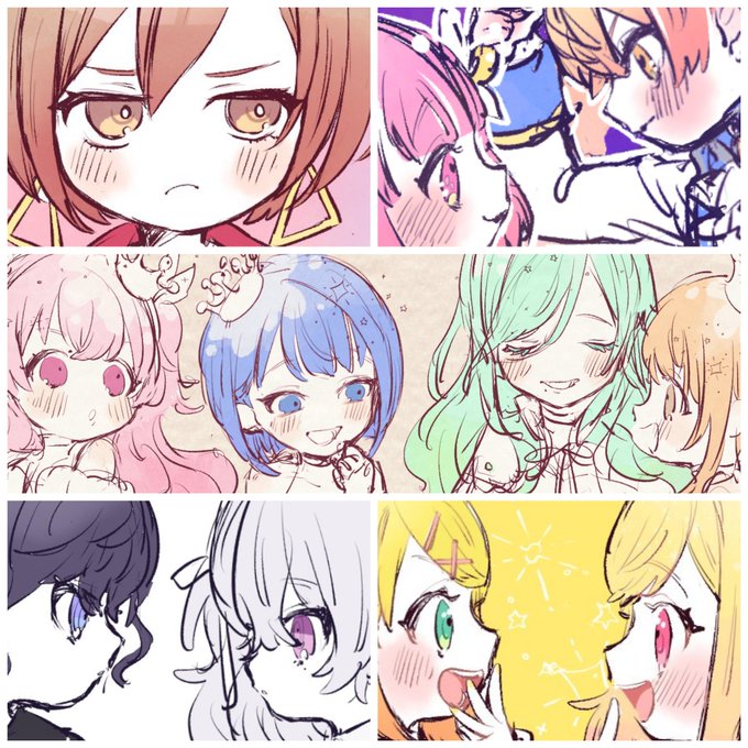 ほんとに大したおめめではないですが、一応リクエストのおめめまとめです～🌠
私にしてはキレイに描いたり、こだわった感じのおめめをまとめてみました…!😇 