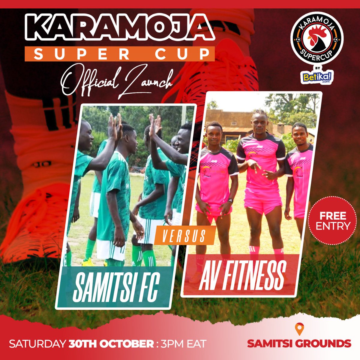 bramwelkaramoja's tweet photo. This Sato at Samitsi Grounds kutawaka. The Official Karamoja Supercup 3rd edition official Launch. A Star Studded AV Fitnesa FC will take on Samitsi FC from 3PM alafu Sherehe. Free up your diaries 🔥

#KaramojaSupercup #SamitsiTusemeVipi #Samitsi #TwendeSamitsi #aBoyFromKakamega https://t.co/6IviQtSwV8