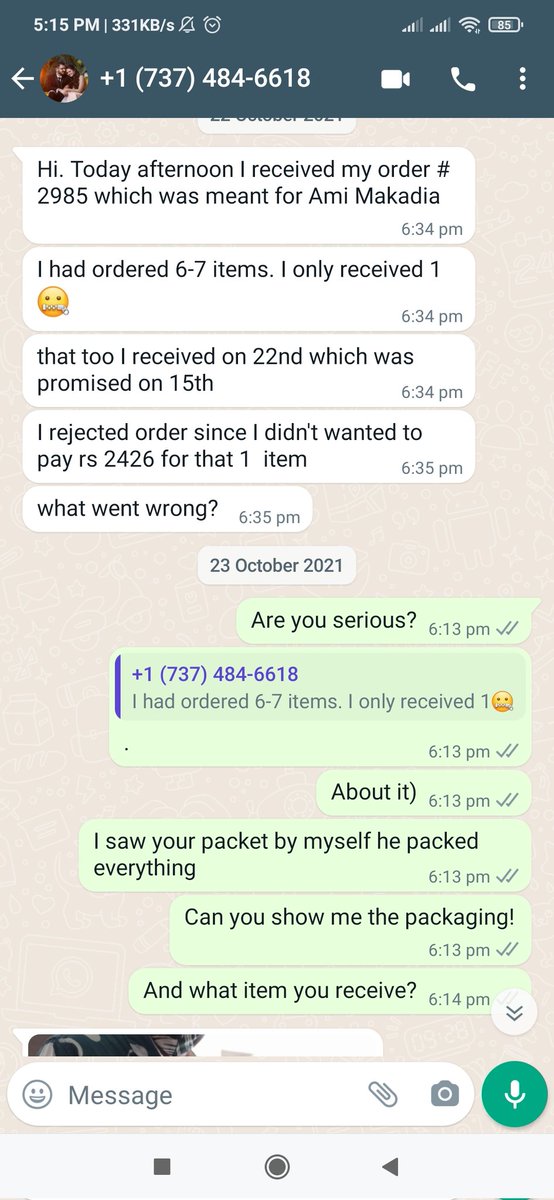 Nehapundhir6's tweet photo. @EcomExpress_Ofc I shipped one packet to one of my client, your delivery boy ripped of the packet and usme se sb nikal liya, client k pass bheja bs 1 item, today I got that in rto I did not accepted that kindly check the packet was completely damaged https://t.co/pOBtDZnscE