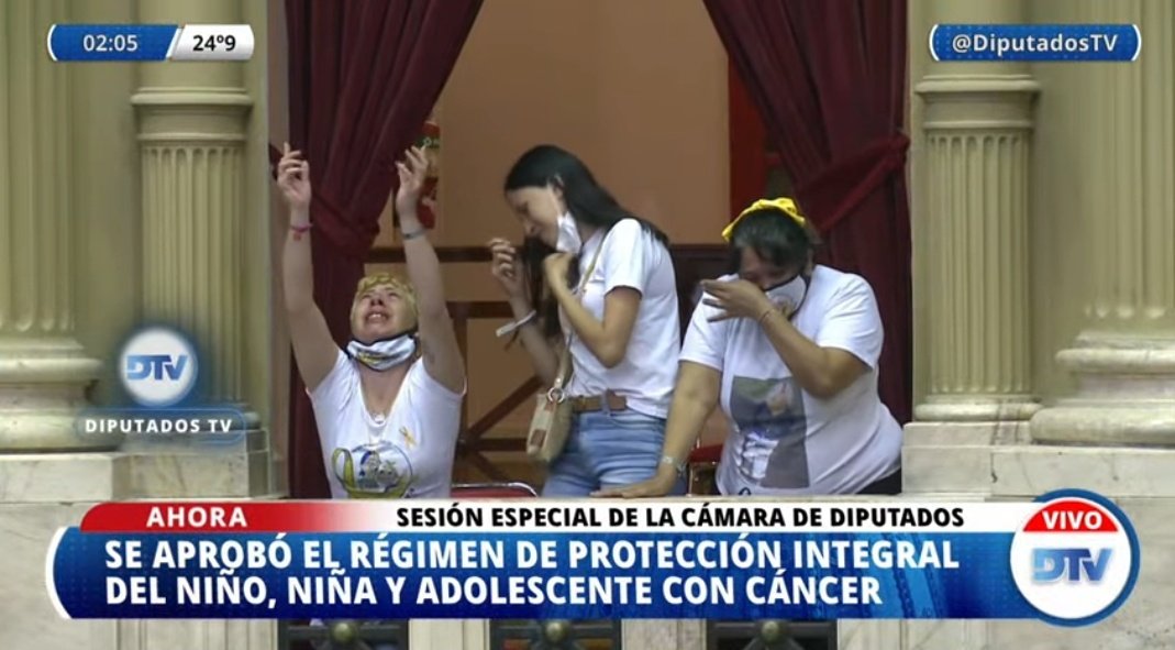 Aprobamos por unanimidad el proyecto de ley de #Oncopediatria para crear un Régimen de Protección Integral para los niños, niñas y adolescentes con cáncer. El objetivo es garantizarles derechos y reducir la morbimortalidad. ¡Enorme trabajo de las familias que la impulsaron! 👏
