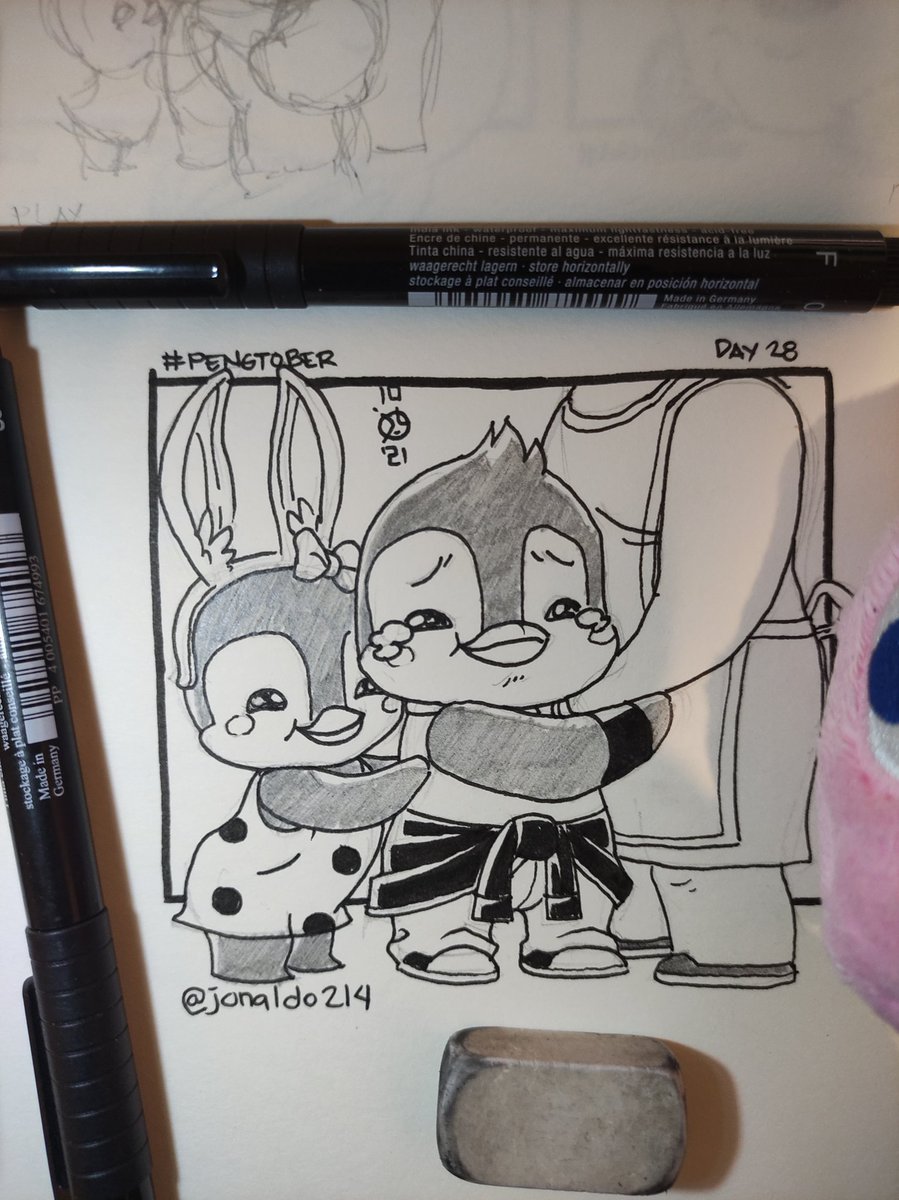 jonaldo214's tweet photo. #pengtober day28. But no matter how hard #Penggoy denies of his life's tragedy, no matter how he blames himself, &amp; get angry or sad, he could never turn back the events but just have to embrace and instead cherish the memories of them in the midst of his own happiness. #pentober https://t.co/alJdJKJLTN