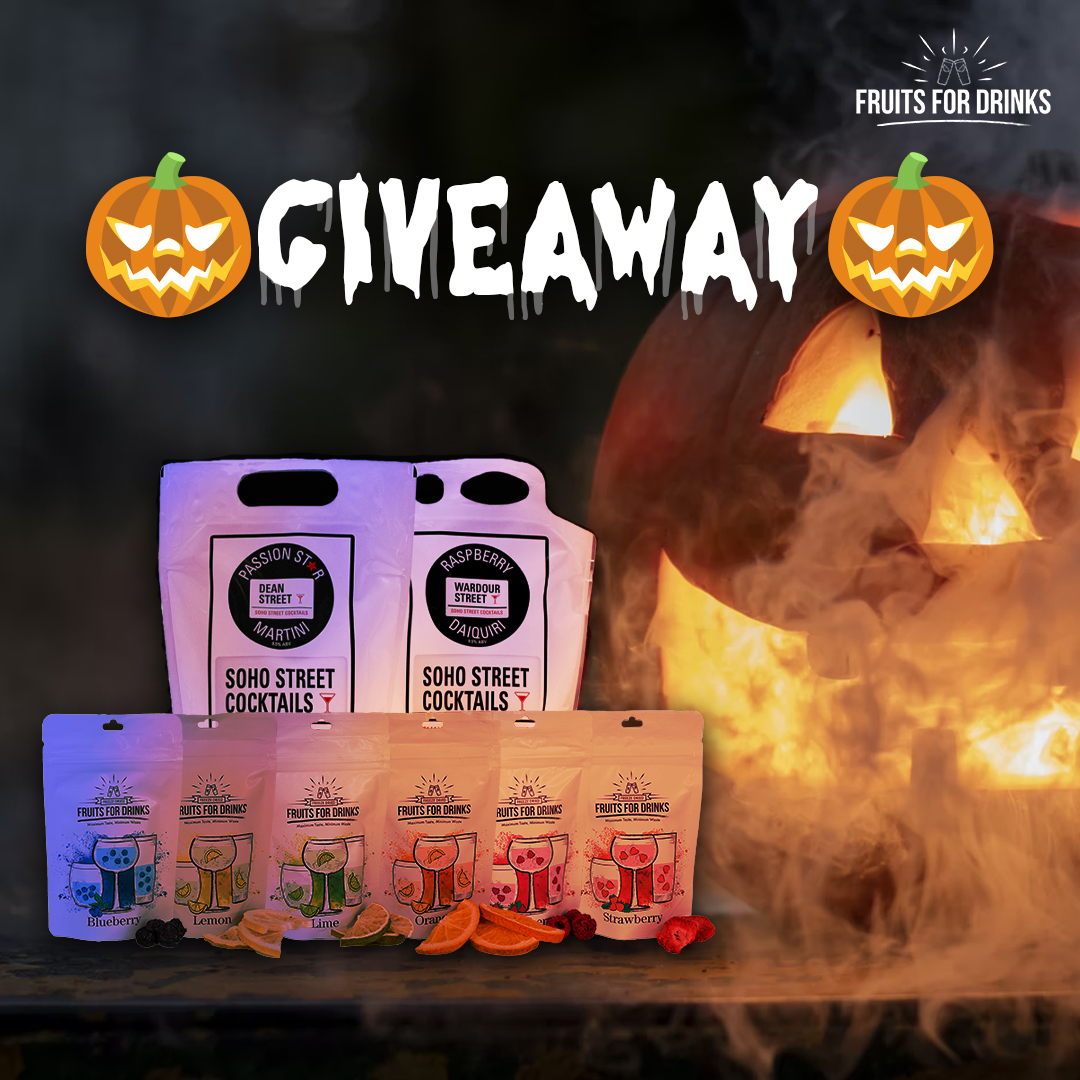 FruitsforDrinks's tweet photo. Head over to our Instagram to enter our SPOOKY giveaway! @FruitsforDrinks 

#Giveaways #giveaway #sohostreetcocktails #fruitsfordrinks #gin #ginandtonic #craftgin #ginwin #gincompetition #competition #wingin #ginhamper #ginstagram https://t.co/R3tKTRkhfz