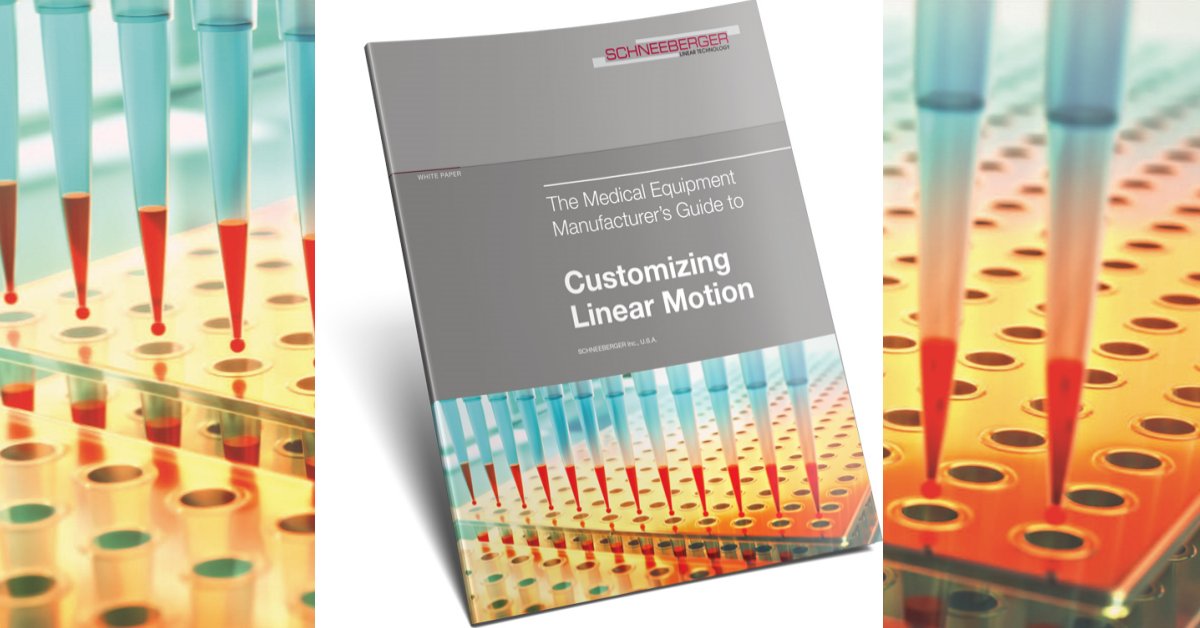 SCHNEEBERGER_US's tweet image. Medical OEM designers: Discover the new guide to customizing linear motion for advanced medical equipment manufacturing at lnkd.in/epAiJMS. Follow us for more on #medicalequipment #linearmotion #lineardrive #OEM #whitepapers