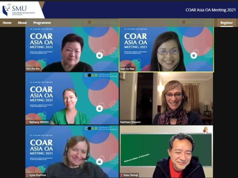 faizar's tweet image. COAR Asia Open Access Meeting 2021
Open Access Week Events 
library.smu.edu.sg/asiaoa2021
#openaccess #OpenAccessWeek #oaweek2020 #OpenScience   @MOSP_Malaysia @oawjp @OpenAccessGov
