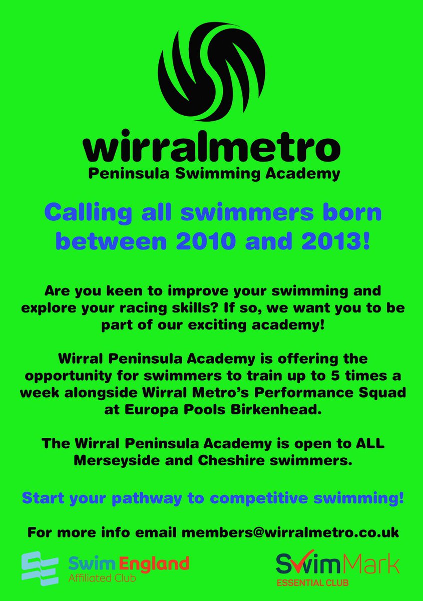 A great opportunity for any young swimmers