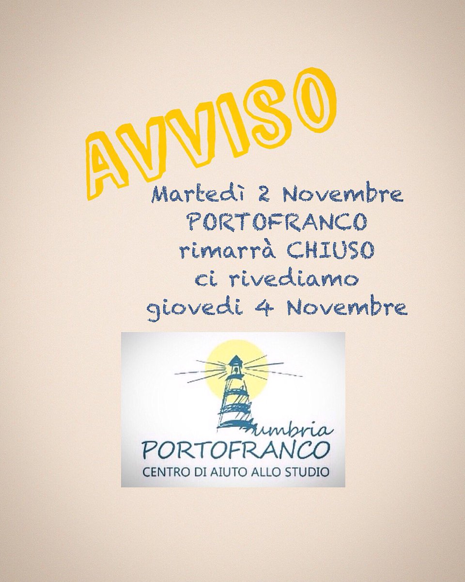 PortofrancoU's tweet photo. Avviso importante!!📣📣📣📣📣📣 https://t.co/5uMS1x0Fsu