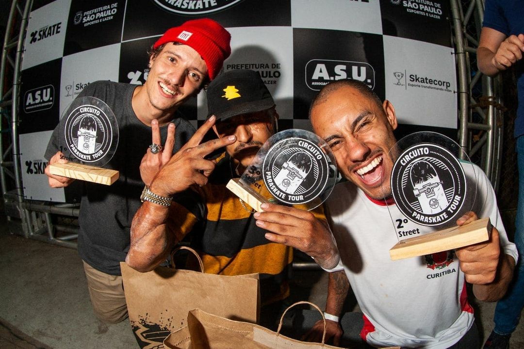 cbskoficial's tweet photo. A cidade de São Paulo recebeu, no último final de semana (23 e 24), o primeiro evento da história do skate nacional dedicado exclusivamente ao Paraskate. #Paraskate
#CBSk
#Skateboard
#Skatebrasileiro
#Paraskatetour https://t.co/DhMs2qD3bn