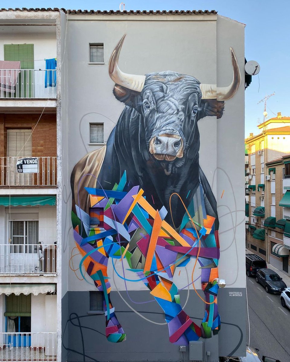 @sabotajealmontaje for @rampa_pro in Linares Jaen 

#GlobalStreetArt #paintedcities #paintedstreets #paintthestreets #mural #murals #artists #streetartists #streetart #muralartists #artwork #photorealism #photography #streetphotography