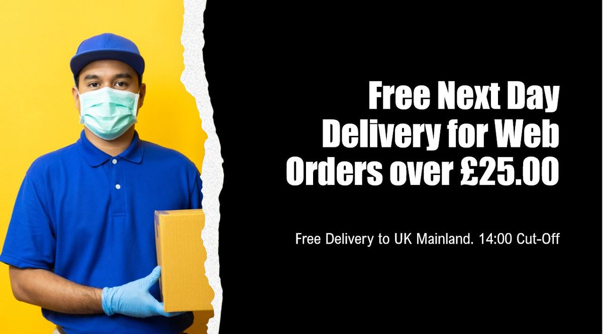 SinclairRushLtd's tweet image. Take advantage of free delivery. Simply place an order for over £25.00 for delivery within UK Mainland online to qualify.

#UKManufacturing #Plasticparts #Essentialcomponents