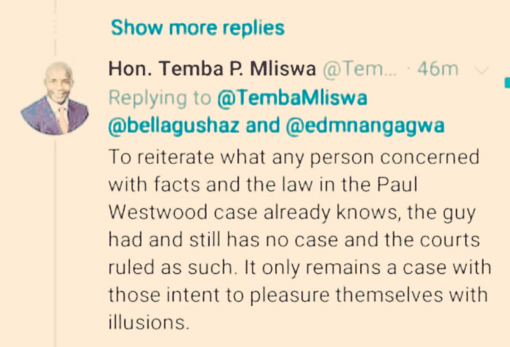 PaulPaulus13's tweet photo. Mnangagwa🇿🇼 Elated By Upcoming🇬🇧Trip
https://t.co/SiwuBkfn4x
#Chatunga alleged #Mliswa "has been surviving on share of loots from grabbing of farms&properties belonging to prominent🇿🇼people #Mliswa stands accused of bringing several companies down after allegations of extortion" https://t.co/jz66RuIFCG
