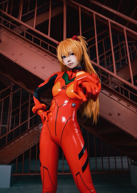 新世紀エヴァンゲリオン 惣流アスカラングレー プラグスーツ コスプレ