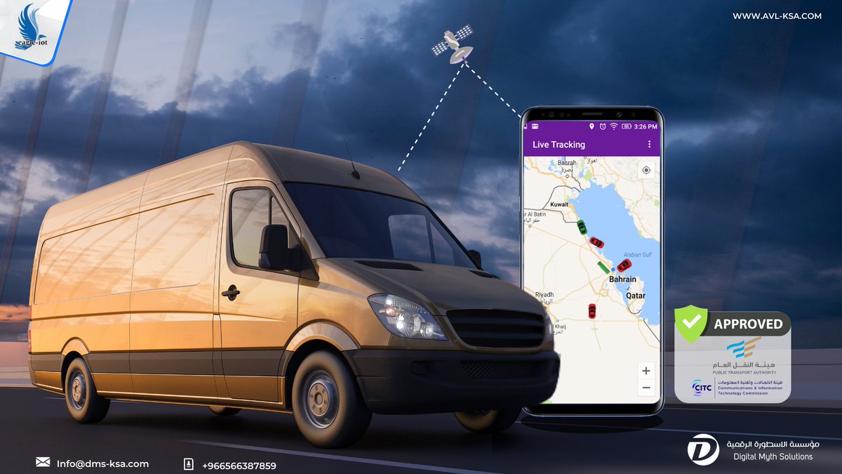 Eagle_IoT's tweet photo. When you have #FleetTrackingSystem. You will have real-time data of the location of every vehicle in the #fleet. With #Eagle_IoT you can complete more jobs and reduce cost with route optimization.
info@dms-ksa.com
+966566387859
#AVL #IoT #gpstracking #gps2021 #ايغل_اي https://t.co/oWBphfIuWg