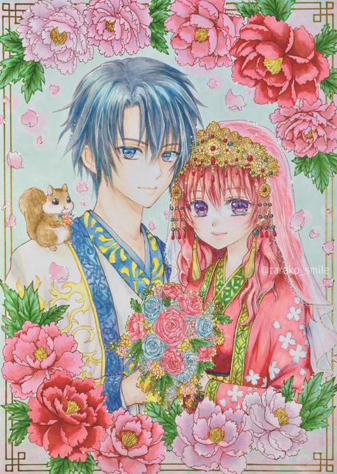 #今年も残りわずかなので今年一番伸びた絵を貼る見た絵描きさんも強制でやる
ハクヨナが一番見てもらえてます♡

#Twitter交流会会場 #イラスト 