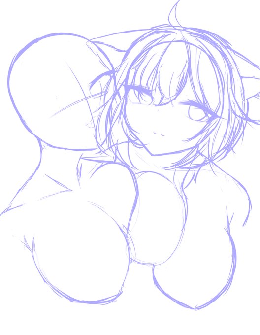 われの知人のリクエスト絵の進捗 