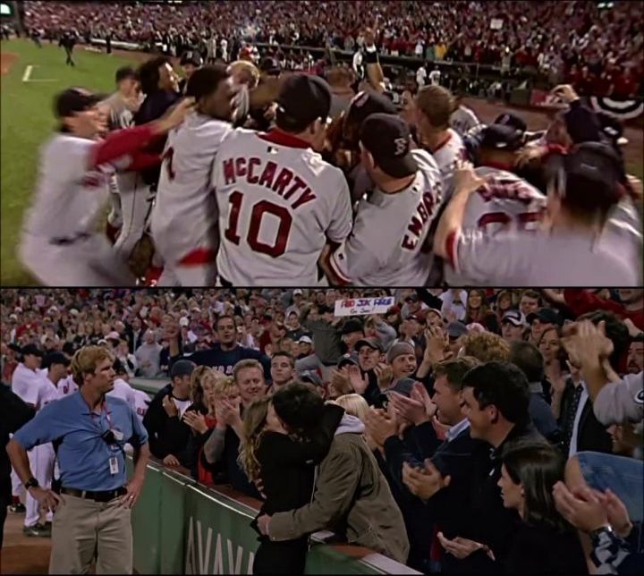 CineCalendar's tweet image. Oct 27th 2004 - Red Sox won the world series. Shown in the @drewbarrymore &amp;amp; @jimmyfallon remake of #FeverPitch
