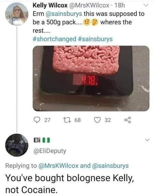 SezRamos's tweet photo. Ok so the original tweet has been deleted so here's an image. But really the replies... I'm in stitches!!! https://t.co/OWhwjD7j2P