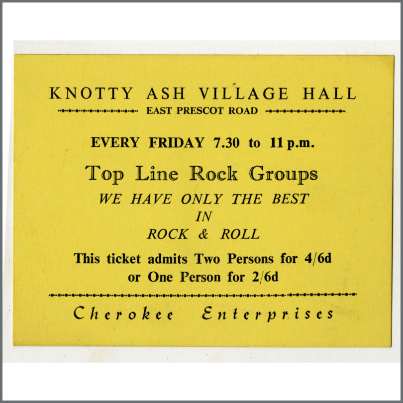 27 October 1961 - Tonight sees the boys' 5th performance at the Knotty Ash Village Hall, East Prescot Road, Liverpool, which still stands today. The band played here 8 times between 15 September 1961 and 17 March 1962. This show was booked by Pete's mother, Mona Best. #TheBeatles