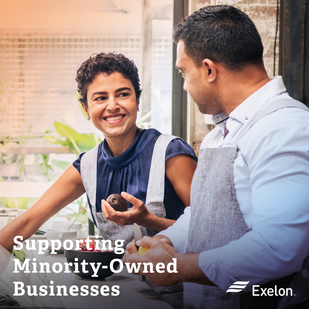 Exelon's tweet image. Exelon has a long history of supporting the communities we serve through workforce development, supplier diversity &amp;amp; small business grants. Our Racial Equity Capital Fund will increase access to capital for minority businesses in our utility service areas. bit.ly/3bhT3p0