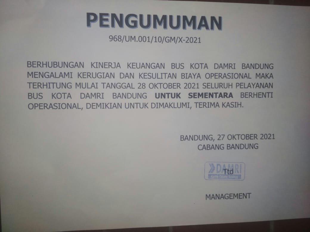 rasjawa's tweet photo. Hari berkabung untuk Transportasi Publik di Bandung. 😭😭😭 https://t.co/09RH3OqC72