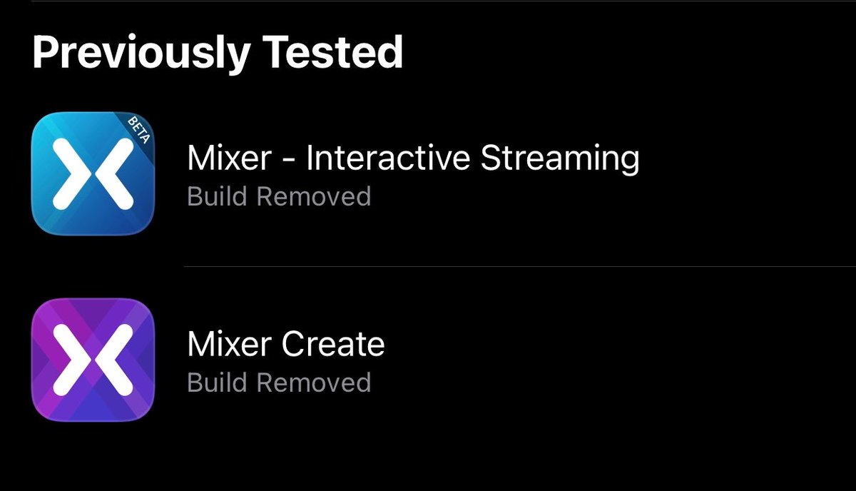 oOGingerAleOo's tweet photo. I had to download test flight again for a beta I got invited to and saw thisโฆ..ohhh the memoriesโฆI donโt know about you, but I donโt think about how it ended. I think about how much I miss it and how much it meant to me #askmixer #wemissmixer #mixerfam https://t.co/eSZxyyZihl