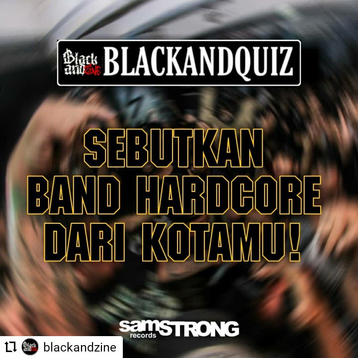 SamstrongRecs's tweet image. Ada Quiz di Instagram BLACK AND ZINE!