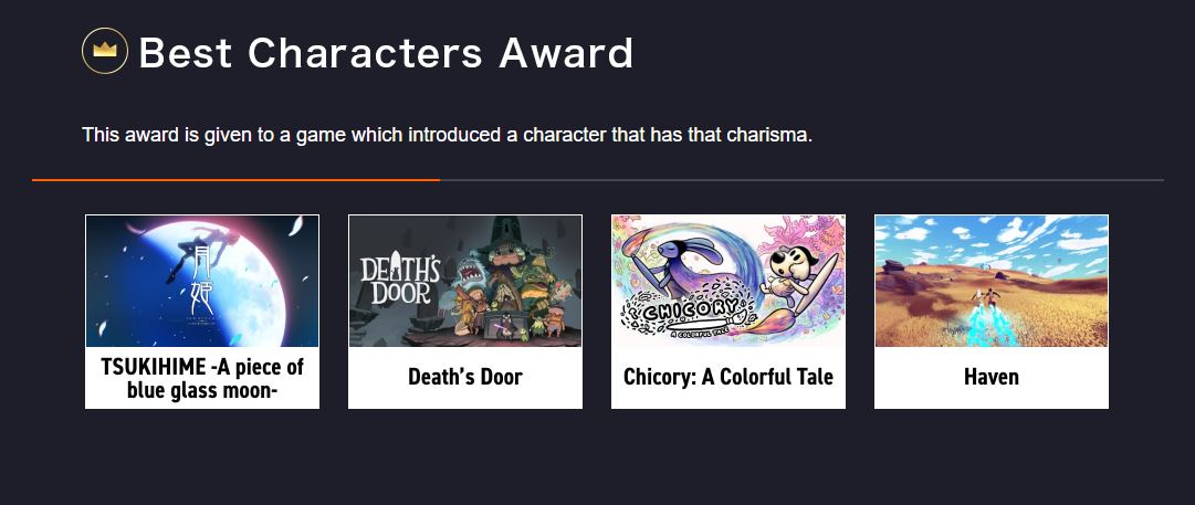 Haven is nominated in "Best Characters Award" for the Indie Live Expo Awards! The ceremony is November 6th.

Vote for us here ❤️ bit.ly/Haven_IndieLiv…